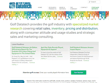 Tablet Screenshot of golfdatatech.com